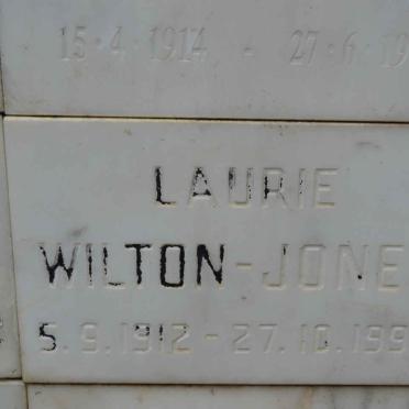JONES Laurie, WILTON 1912-1992