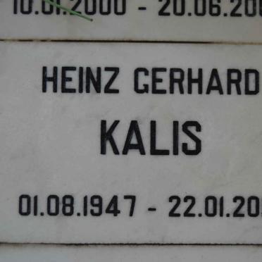 KALIS Heinz Gerhard 1947-2010