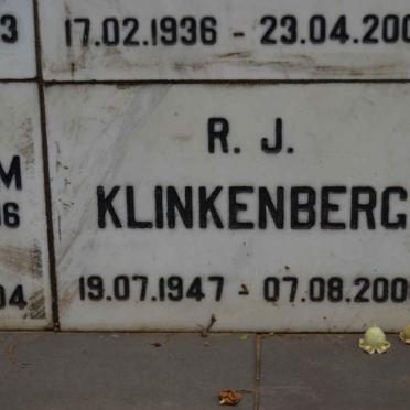 KLINKENBERG R.J. 1947-2006