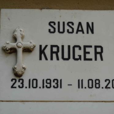 KRUGER Susan 1931-2002