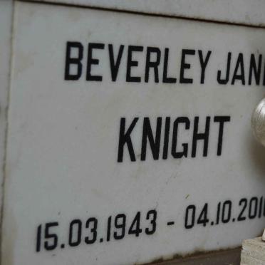 KNIGHT Beverley Jane 1943-2010