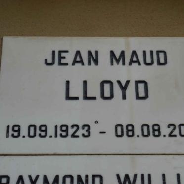 LLOYD Jean Maud 1923-2003