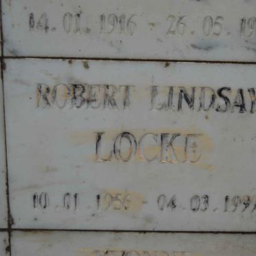 LOCKE Robert Lindsay 1956-1999