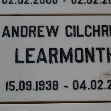 LEARMONTH Andrew Gilchrist 1938-2011