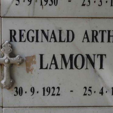 LAMONT Reginald Arthur 1922-1996