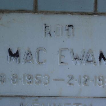 MAC EWAN Rod 1953-1988