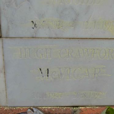 McVICAR Hugh Crawford 1944-1992