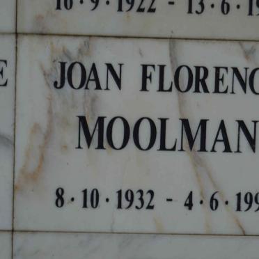 MOOLMAN Joan Florence 1932-1998