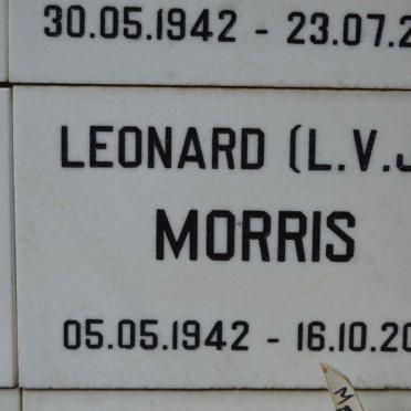 MORRIS Leonard V.J. 1942-2011