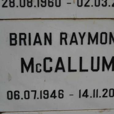 McCALLUM Brian Raymond 1946-2002