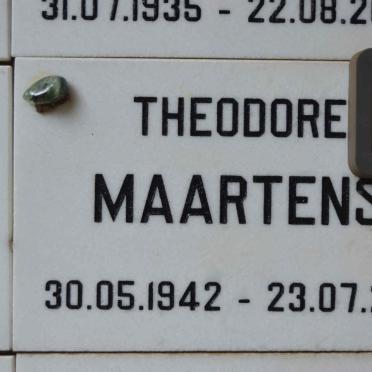 MAARTENS Theodore 1942-2011