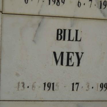 MEY Bill 1915-1997