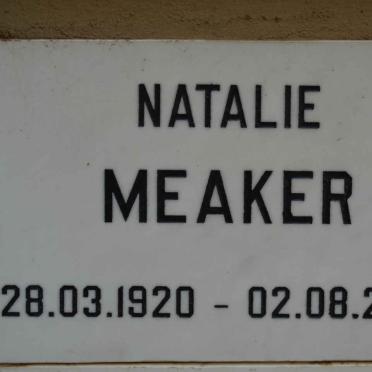 MEAKER Natalie 1920-2002