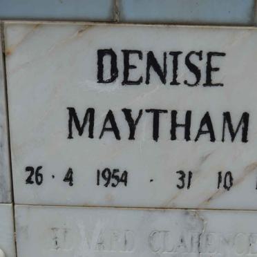 MAYTHAM Denise 1954-1992