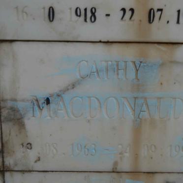 MACDONALD Cathy 1963-1999