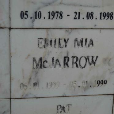 McJARROW Emily Mia 1999-1999