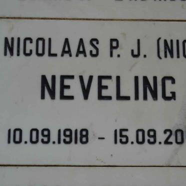 NEVELING Nicolaas P.J. 1918-2004