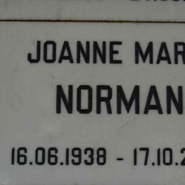 NORMAN Joanne Maria 1938-2008