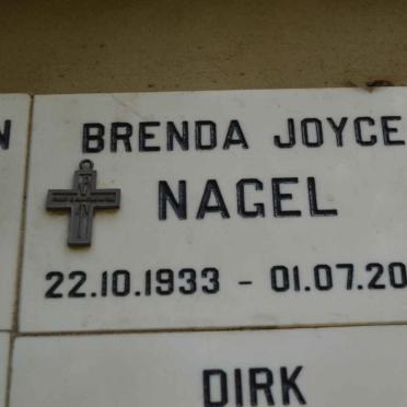 NAGEL Brenda Joyce 1933-2004