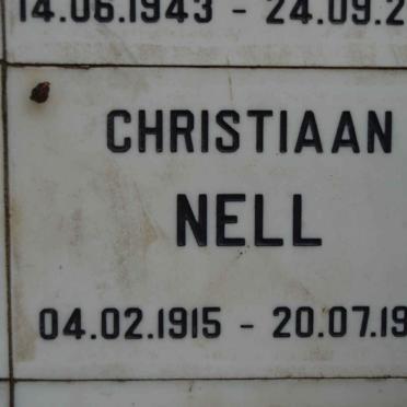 NELL Christiaan 1915-1985
