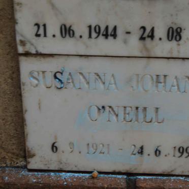 O'NEILL Susanna Johanna 1921-1998