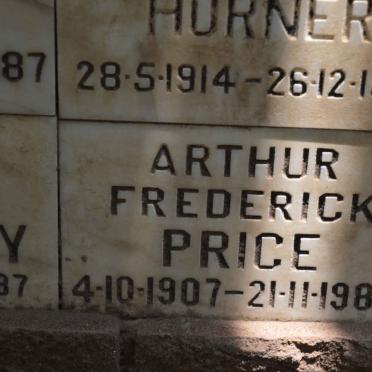 PRICE Arthur Frederick 1907-1987
