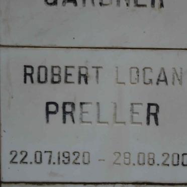 PRELLER Robert Logan 1920-2001