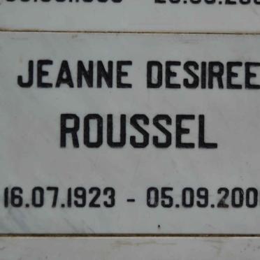 ROUSSEL Jeanne Desiree 1923-2008