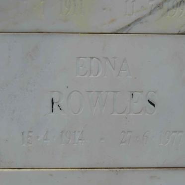 ROWLES Edna 1914-1977
