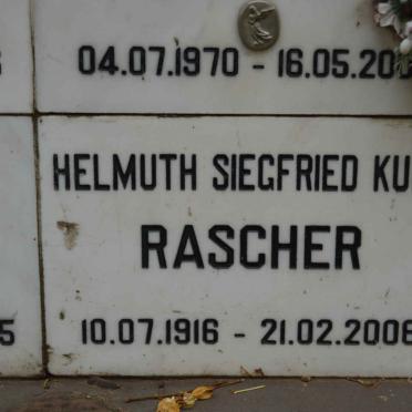 RASCHER Helmuth Siegfried Kurt 1916-2006