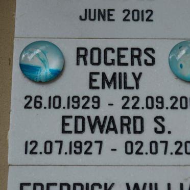 ROGERS Edward S. 1927-2012 &amp; Emily 1929-2006