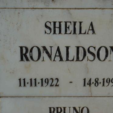 RONALDSON Sheila 1922-1994