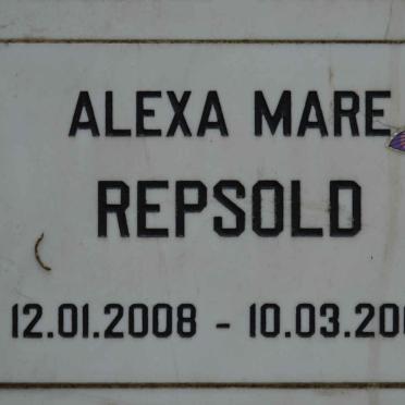 REPSOLD Alexa Mare 2008-2008