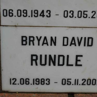 RUNDLE Bryan David 1983-2002