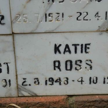 ROSS Katie 1943-1991
