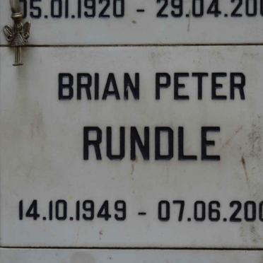 RUNDLE Brian Peter 1949-2007