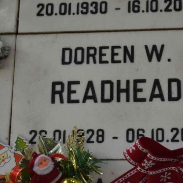 READHEAD Doreen W. 1928-2010