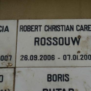 ROSSOUW Robert Christian Carey 2006-2007