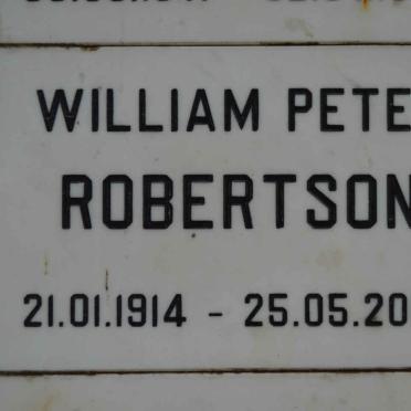 ROBERTSON William Peter 1914-2005