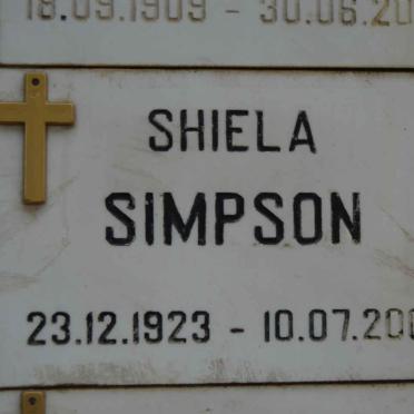 SIMPSON Sheila 1923-2001