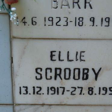 SCROOBY Ellie 1917-1991