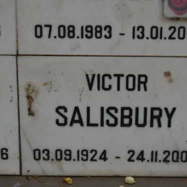 SALISBURY Victor 1924-2005