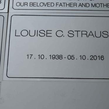 STRAUSS Louise C. 1938-2016