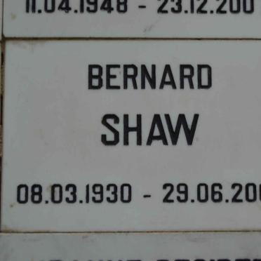 SHAW Bernard 1930-2008