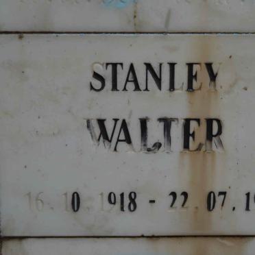 WALTER Stanley 1918-1999
