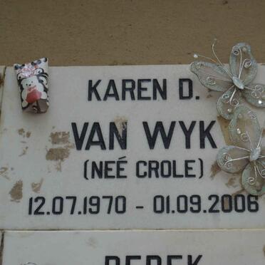 WYK Karen D., van nee CROLE 1970-2008