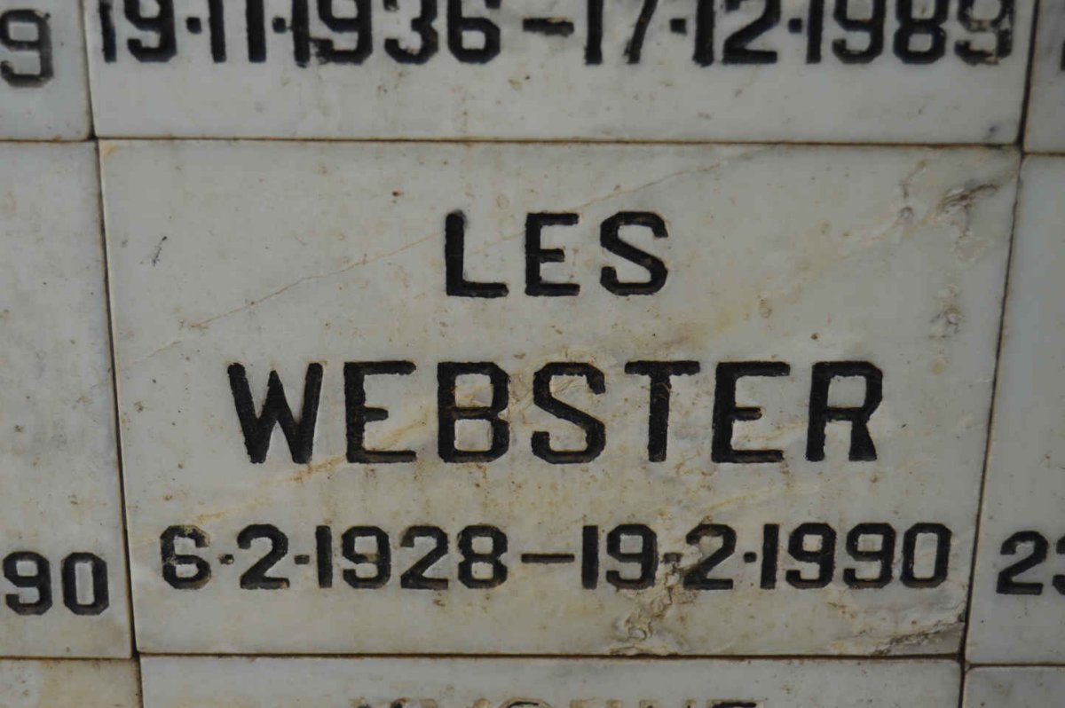 WEBSTER Les 1928-1990