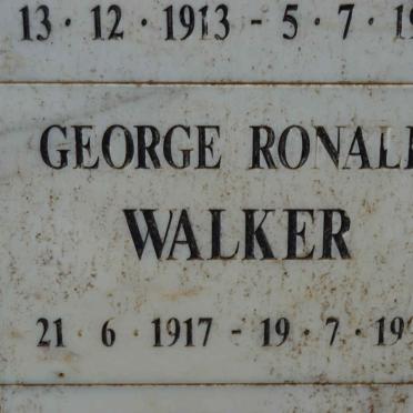 WALKER George Ronald 1917-1994