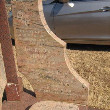 ? Jackson Sipho 1952-1995