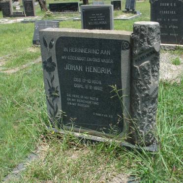 ? Johan Hendrik 1909-1962